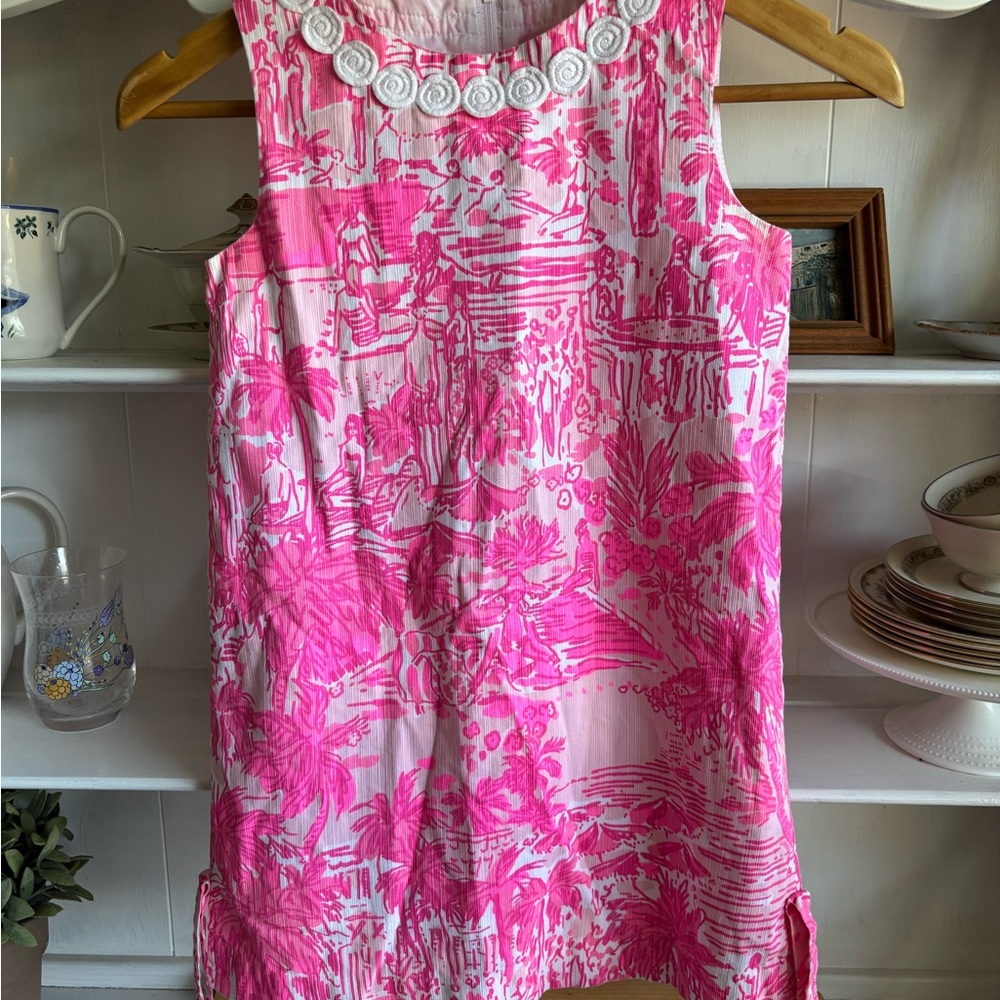Lilly Pulitzer Pink and White Dress